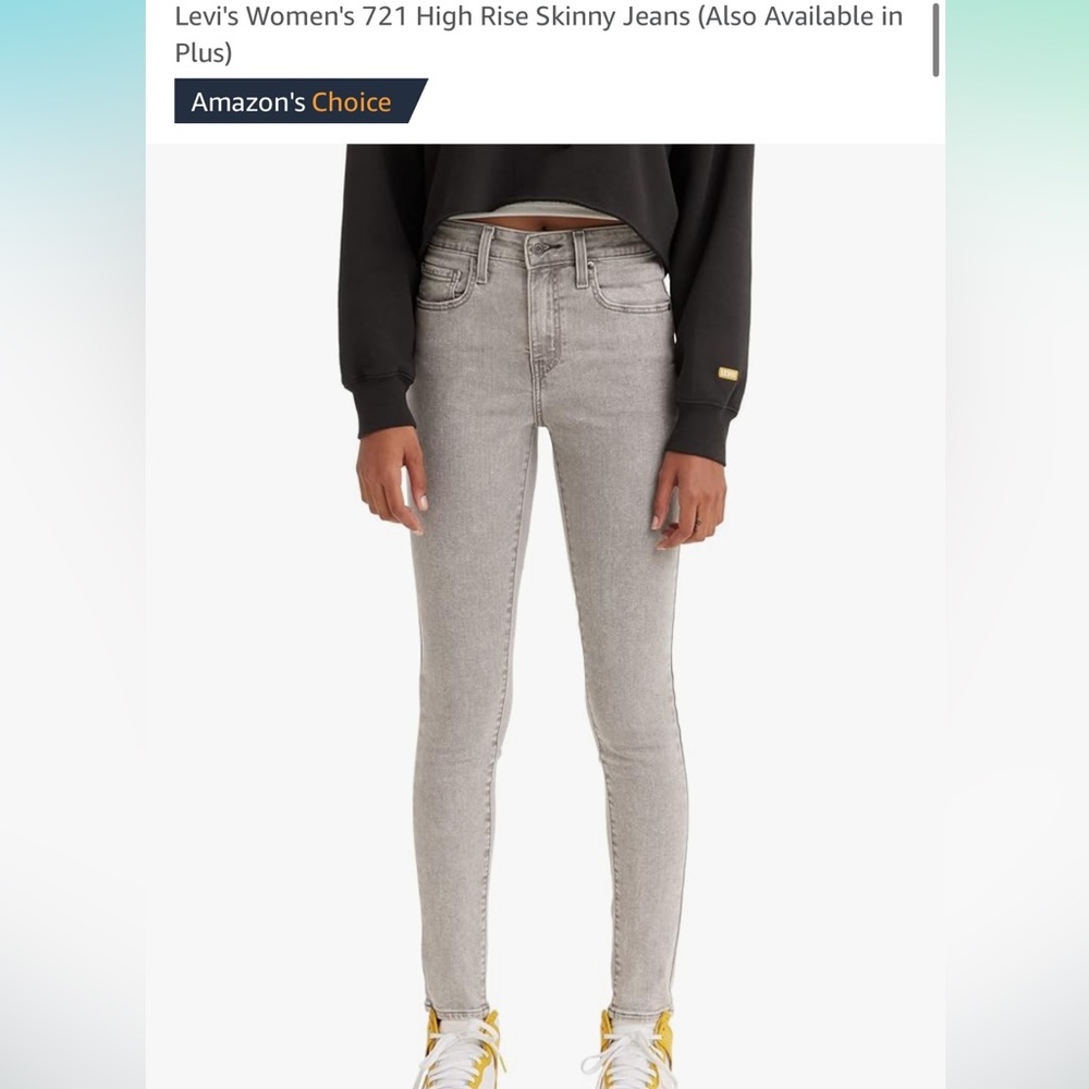 Levi’s 721 high rise skinny jeans women’s size 30 short “cancel club”